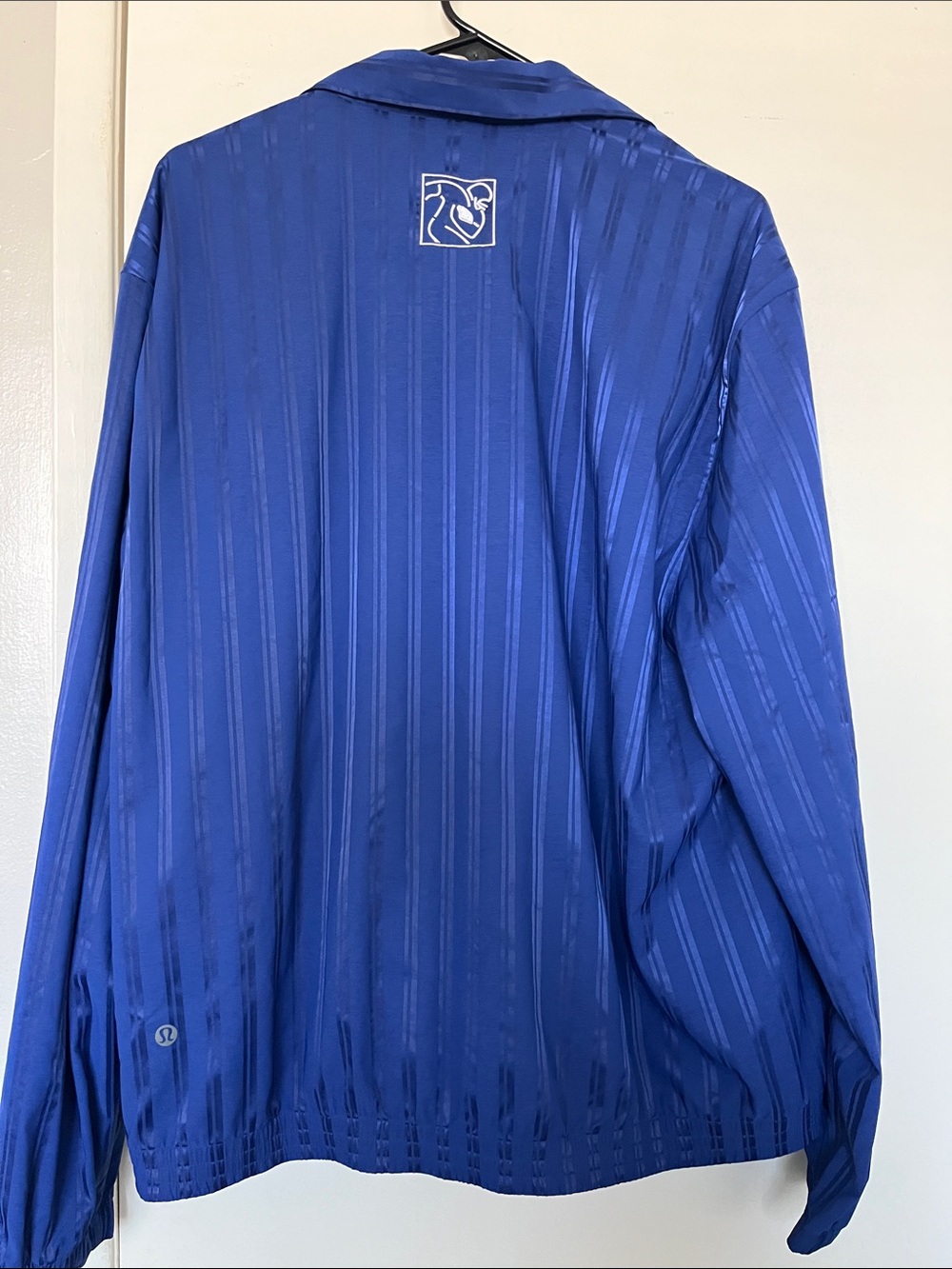 lululemon Satin Stripe Coaches Men’s Jacket Size L - Picture 8 of 10
